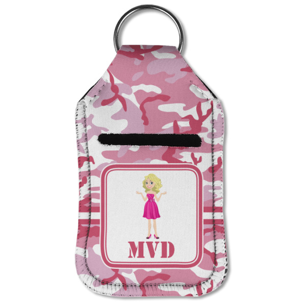 Custom Design - Sanitizer Holder Keychain - Small (Front Flat)