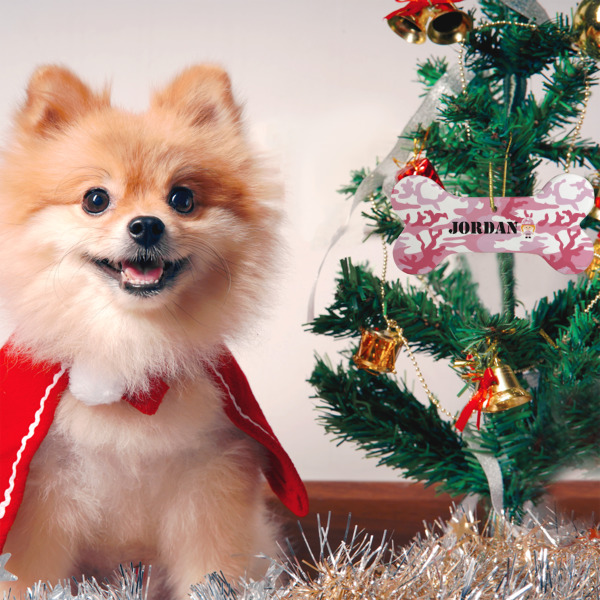 Custom Design - Ceramic Flat Ornament - Bone (LIFESTYLE)