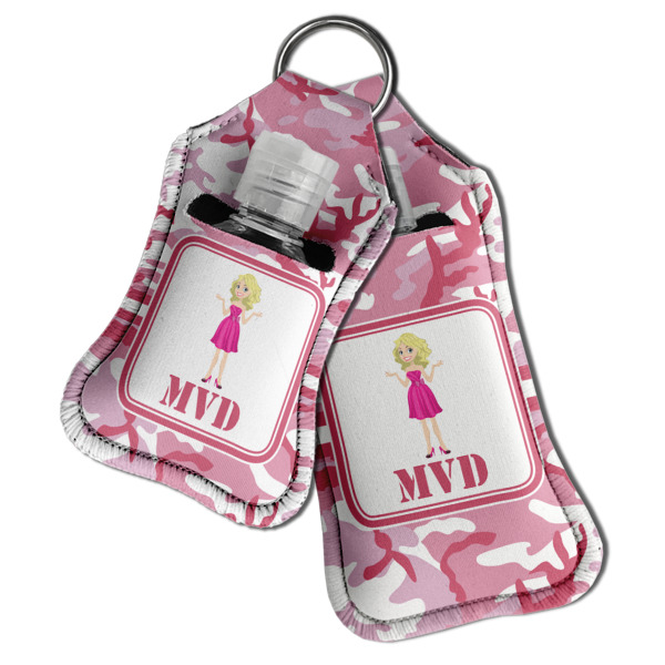 Custom Design - Sanitizer Holder Keychain - Both in Case (PARENT)