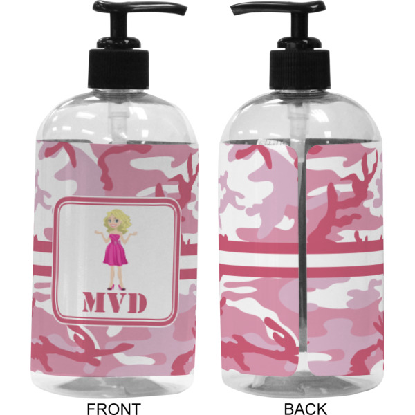 Custom Design - 16 oz Plastic Liquid Dispenser (Approval) - Black