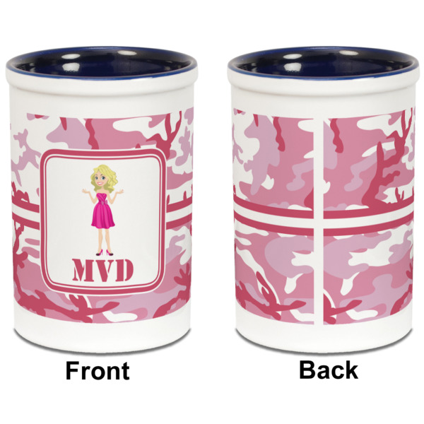 Custom Design - Pencil Holder - Blue - approval