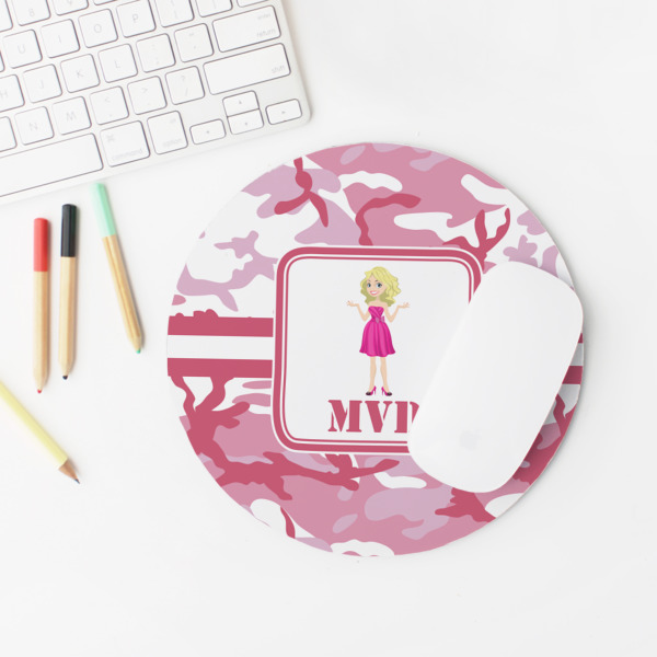 Custom Design - Round Mousepad - LIFESTYLE 2