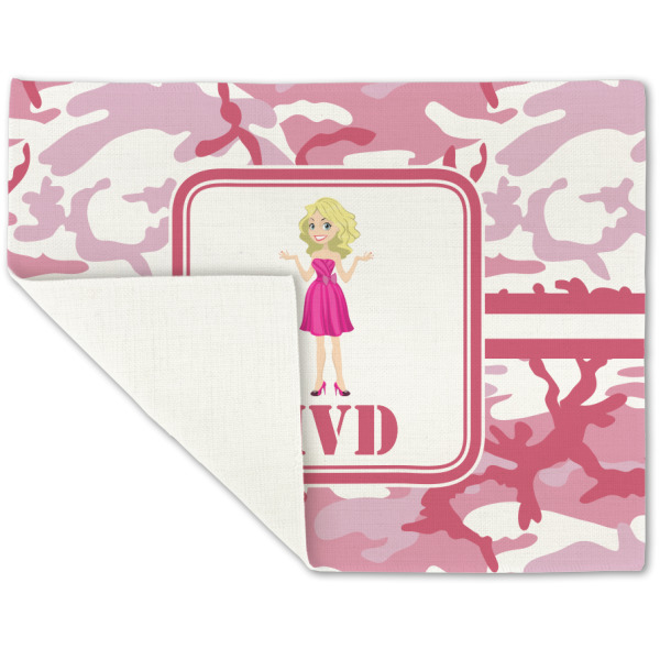 Custom Design - Linen Placemat - Folded Corner (single side)