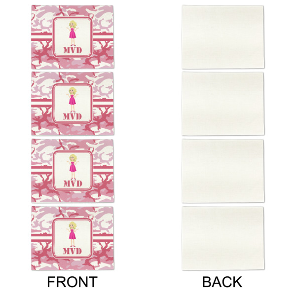 Custom Design - Linen Placemat - APPROVAL Set of 4 (single sided)