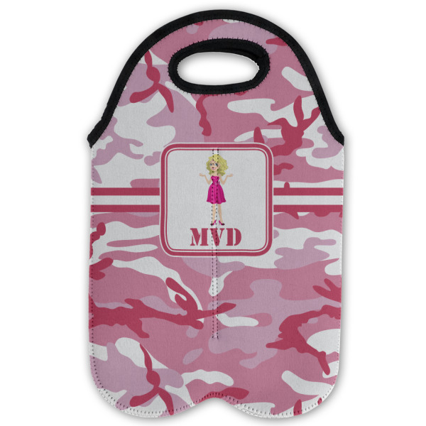 Custom Design - Double Wine Tote - Flat