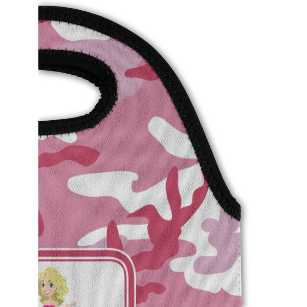 Custom Design - Double Wine Tote - Top Closeup