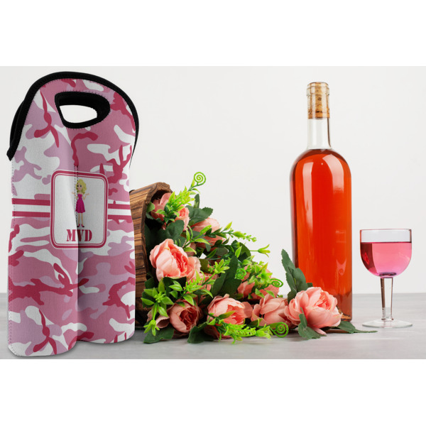 Custom Design - Double Wine Tote - In Context