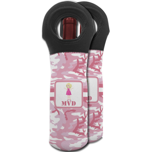 Custom Design - Wine Tote Bag - Two Bags