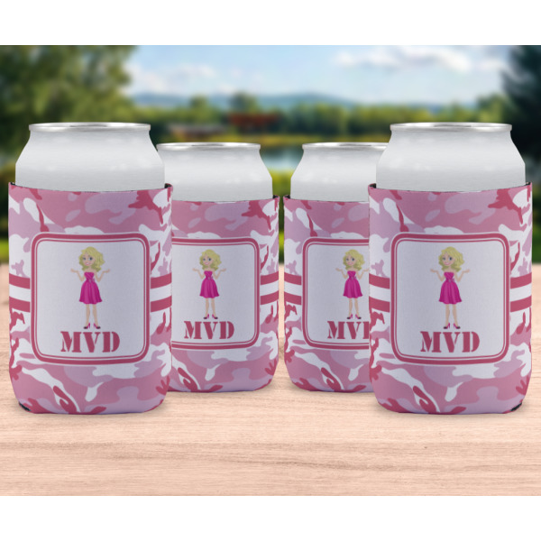 Custom Design - Can Cooler - Standard 12oz - Set of 4 - In Context