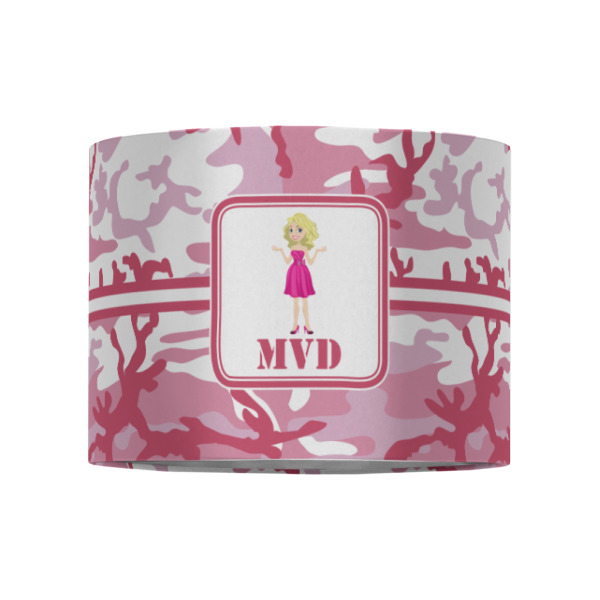 Custom Design - 8" Drum Lampshade - Front (Fabric)