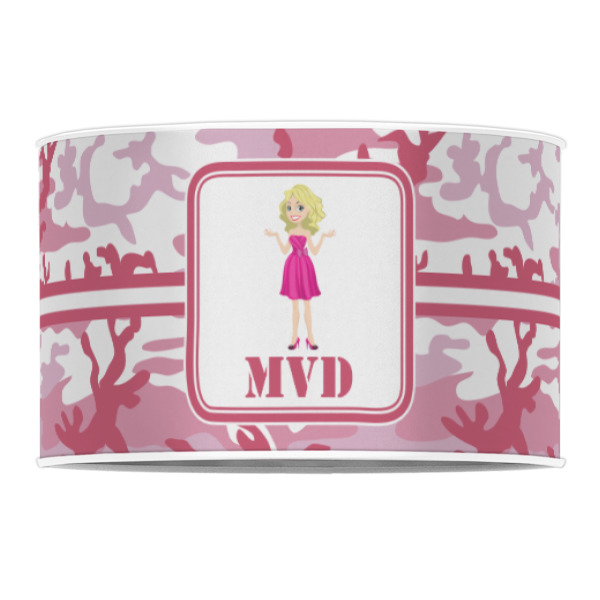 Custom Design - 12" Drum Lampshade - FRONT (Poly Film)