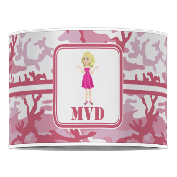 Custom Design - 16" Drum Lampshade - Front (Poly Film)