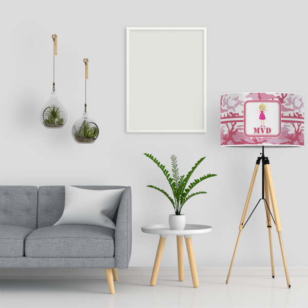 Custom Design - 12" Drum Lampshade - LIFESTYLE