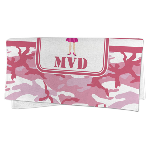 Custom Design - Microfiber Dish Rag - FOLDED (half)