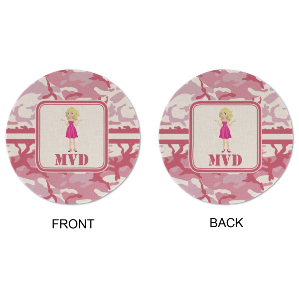 Custom Design - Round Linen Placemats - APPROVAL (double sided)