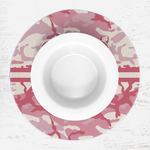 Custom Design - Round Linen Placemats - LIFESTYLE (single)