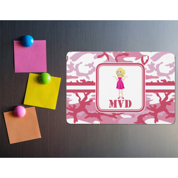 Custom Design - Rectangular Fridge Magnet - LIFESTYLE