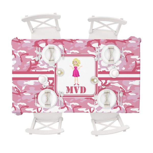 Custom Design - Tablecloths (58"x102") - TOP VIEW (with plates)