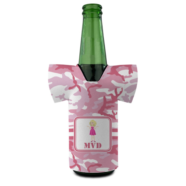 Custom Design - Jersey Bottle Cooler - FRONT (on bottle)