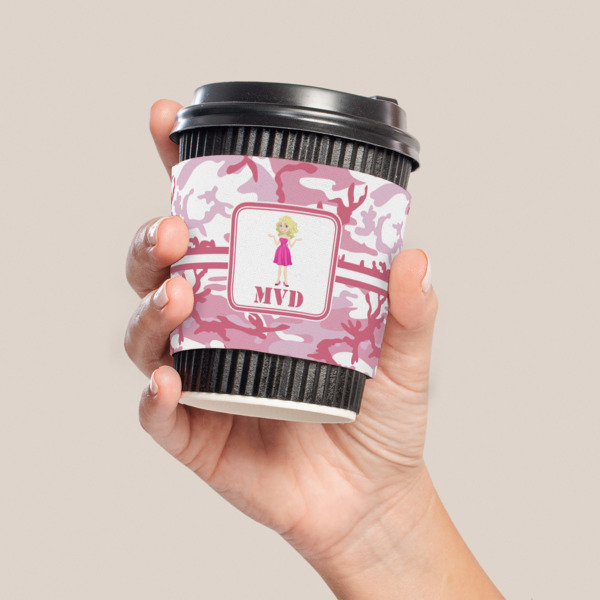 Custom Design - Coffee Cup Sleeve - LIFESTYLE
