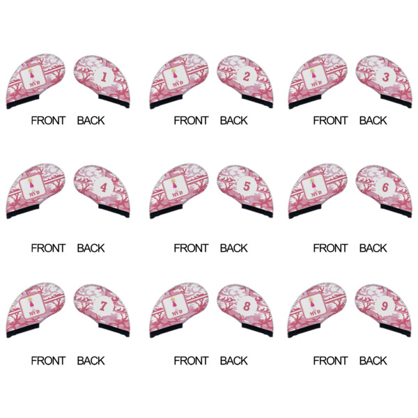 Custom Design - Golf Club Covers - APPROVAL (set of 9)