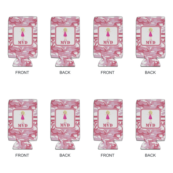 Custom Design - Can Cooler - 16oz - Set of 4 - Front & Back