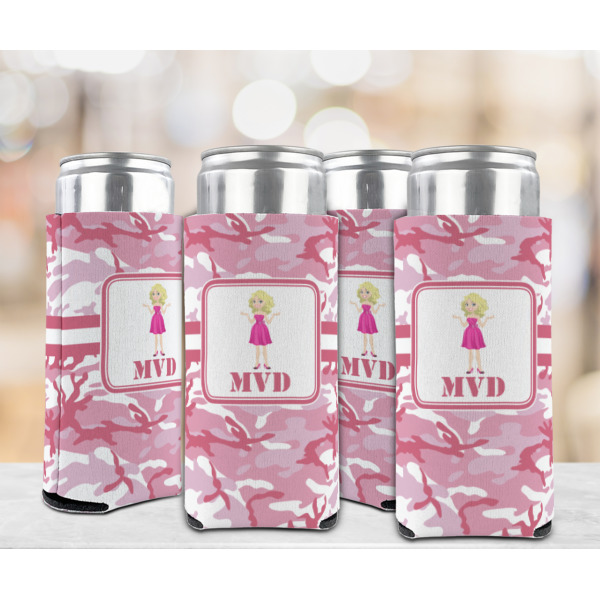 Custom Design - Can Cooler - Tall 12oz - Set of 4 - In Context