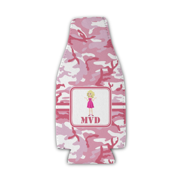 Custom Design - Zipper Bottle Cooler - Set of 4 - Front