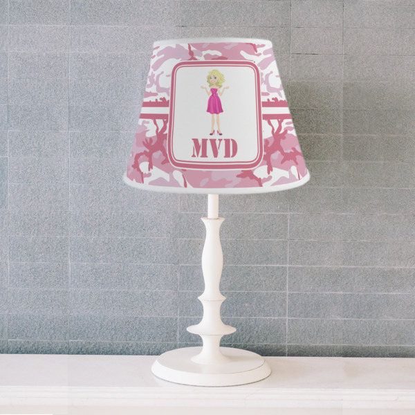Custom Design - Poly Film Empire Lampshade - Lifestyle