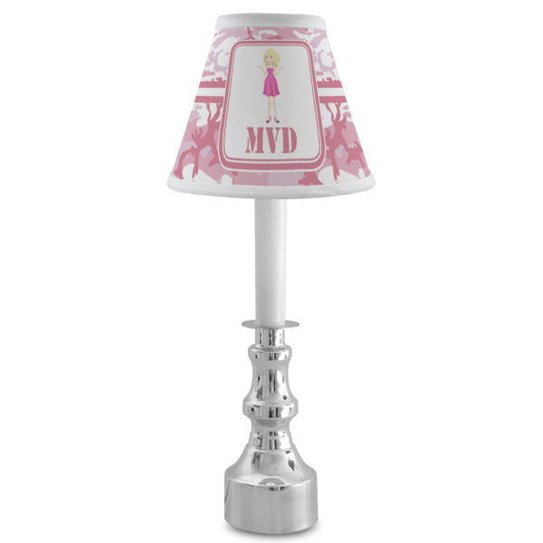 Custom Design - Chandelier Lamp Shade - Lifestyle (On candle stick)