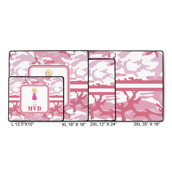 Custom Design - Gaming Mats - Size Chart