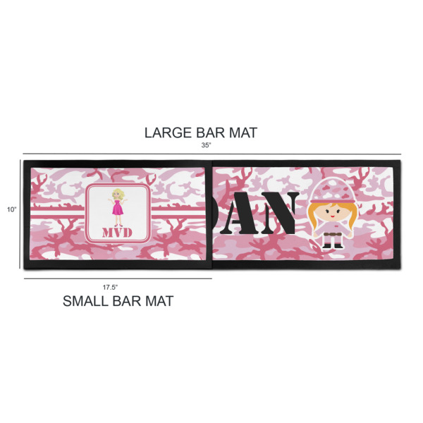 Custom Design - Bar Mats - Sizing Chart