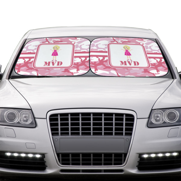 Custom Design - Car Sun Shades - IN CONTEXT