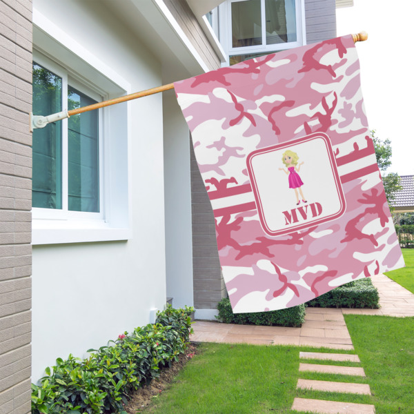 Custom Design - House Flags - Single Sided - LIFESTYLE