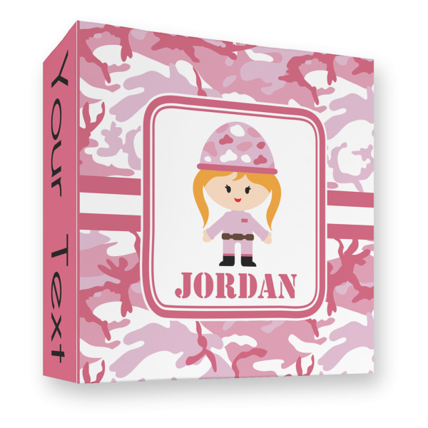 Custom Design - 3 Ring Binders - Full Wrap - 3" - Front