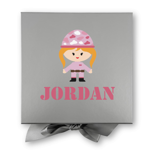 Custom Design - Gift Boxes with Magnetic Lid - Silver - Approval