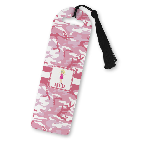 Custom Pink Camo Plastic Bookmark (Personalized)