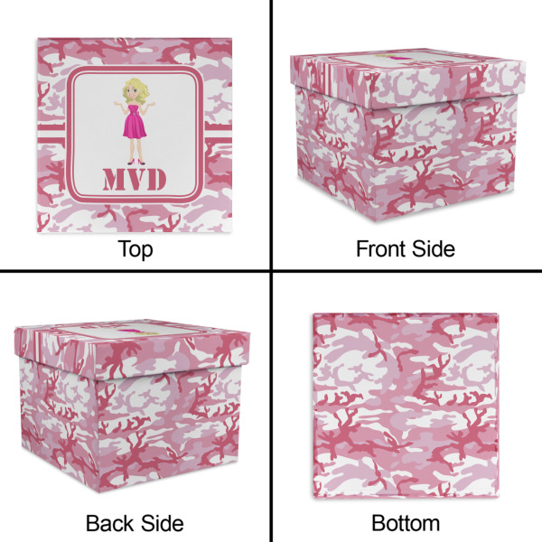 Custom Design - Gift Boxes with Lid - Canvas Wrapped - X-Large - Approval