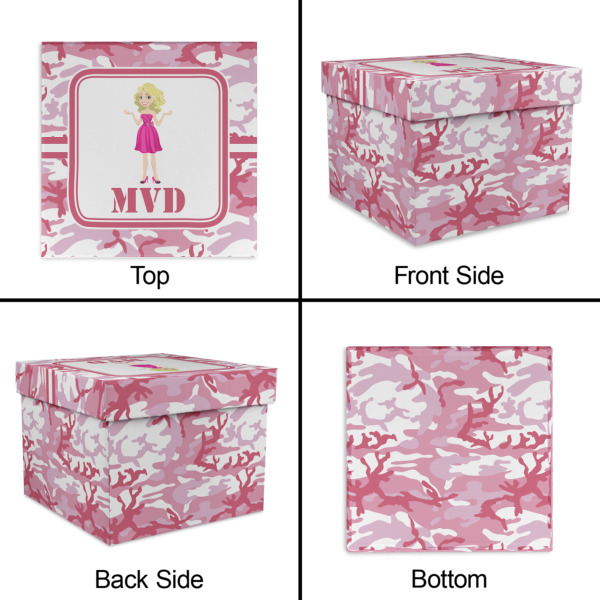 Custom Design - Gift Boxes with Lid - Canvas Wrapped - Large - Approval