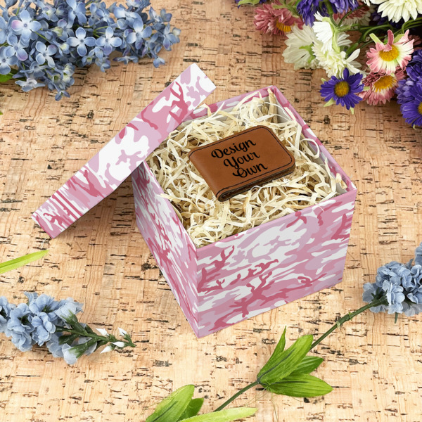 Custom Design - Gift Boxes with Lid - Canvas Wrapped - Small - In Context