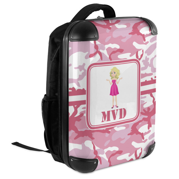 Custom Design - 18" Hard Shell Backpacks - ANGLED VIEW