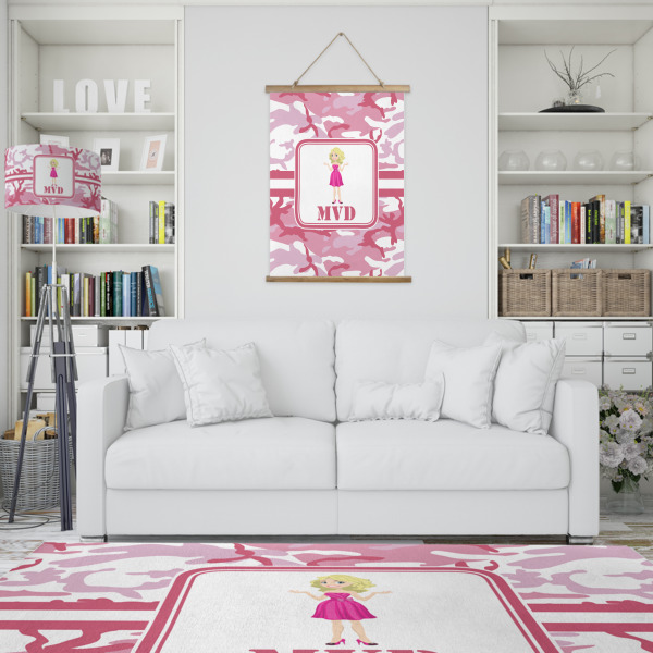 Custom Design - Wall Hanging Tapestry - Portrait - In Context