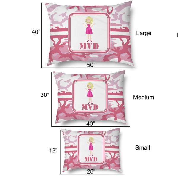 Custom Design - Outdoor Dog Beds - SIZE CHART