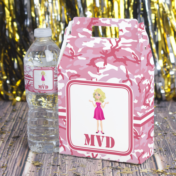 Custom Design - Gable Favor Box - In Context