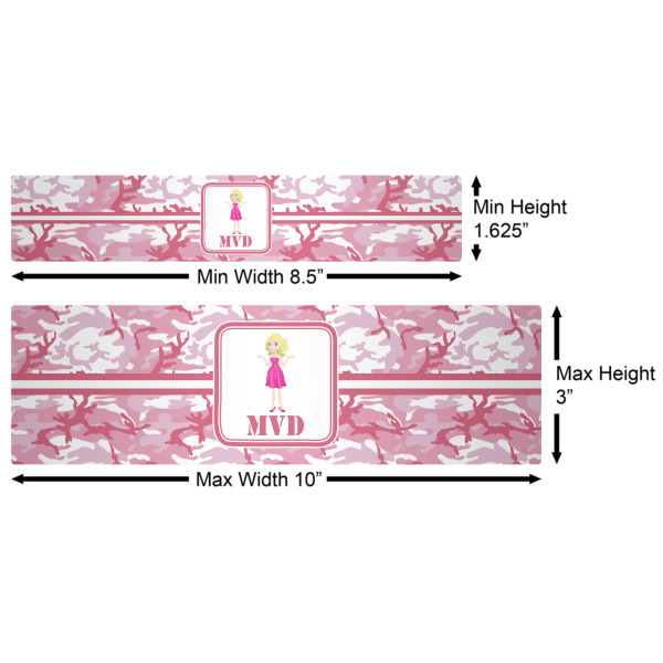 Custom Design - Water Bottle Labels w/ Dimensions