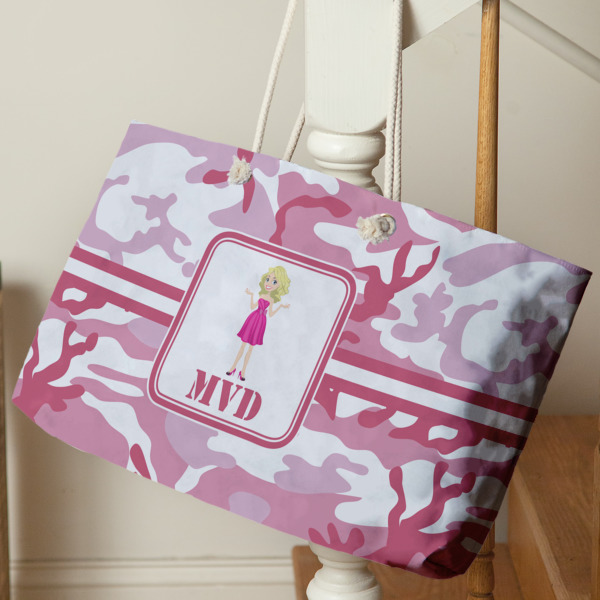 Custom Design - Large Rope Tote - Life Style