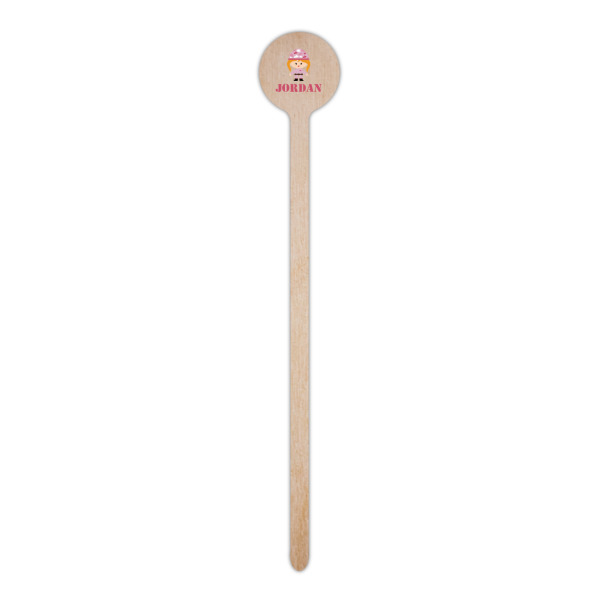 Custom Design - Wooden 6" Stir Stick - Round - Single Stick