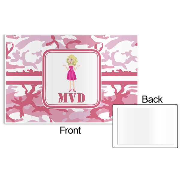Custom Design - Disposable Paper Placemat - Front & Back