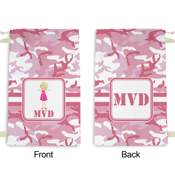 Custom Design - Small Laundry Bag - Front & Back View