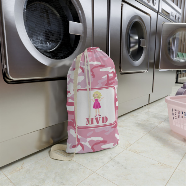 Custom Design - Small Landry Bag - In Context